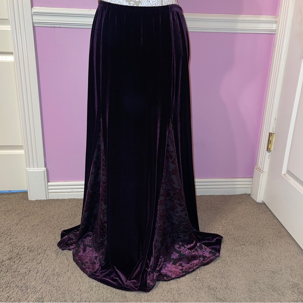 VINTAGE morbid threads gothic purple victorian skirt vampire goth renaissance